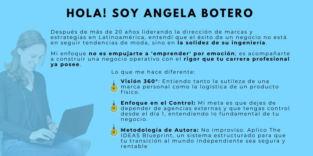 Angela Botero - Partner de Estrategia y Marca - Diseñadora de Negocios