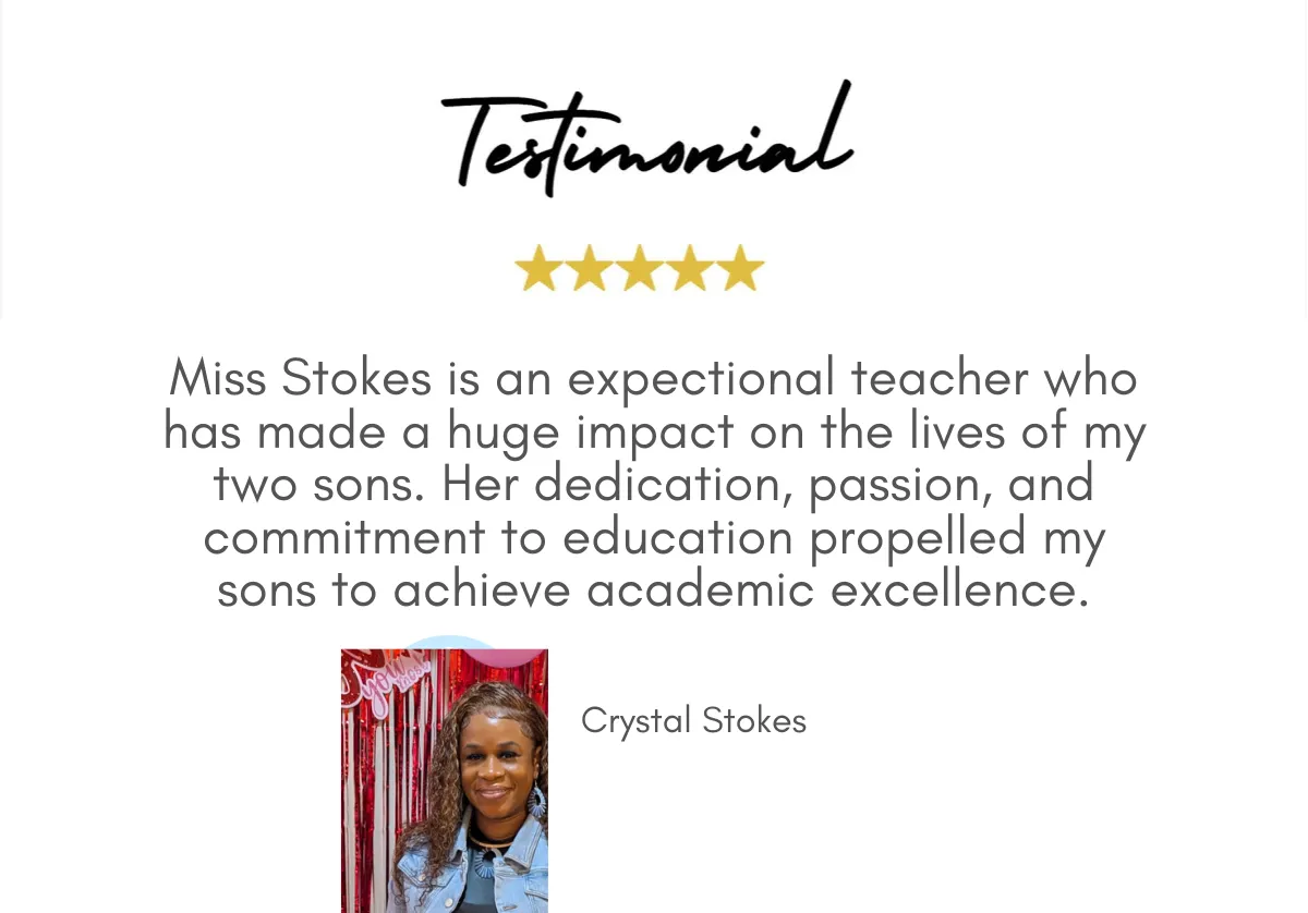Testimonial - All the teachers taught my son everything he needs to know for Kindergarten ll while having fun at the same time. We highly recommend it! - Jessica Vancoff