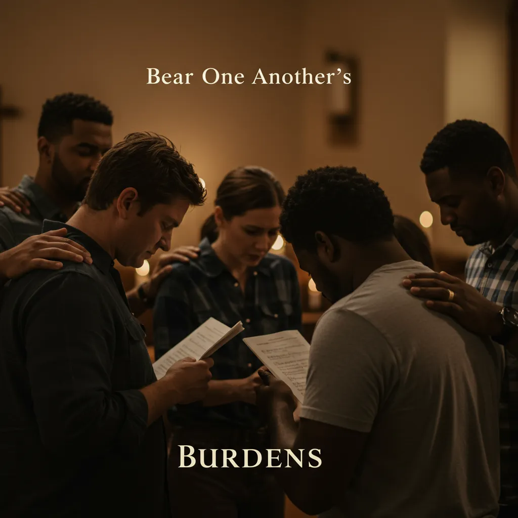 The Greek distinction between bárē and phortíon shows exactly what bearing burdens looks like in prison ministry, on the street, and on a Wednesday morning.