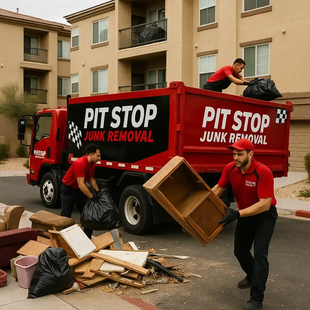 Emergency junk removal during eviction cleanup in Las Vegas