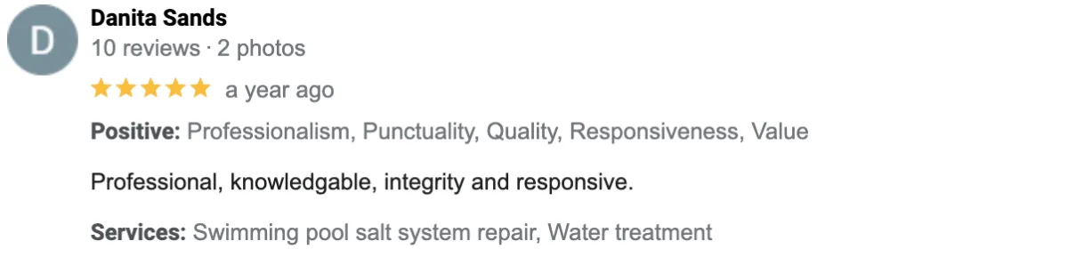 pool service company