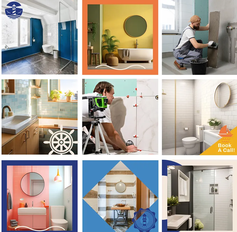 Various bathroom design styles and options available from Rhode Island Bath & Shower