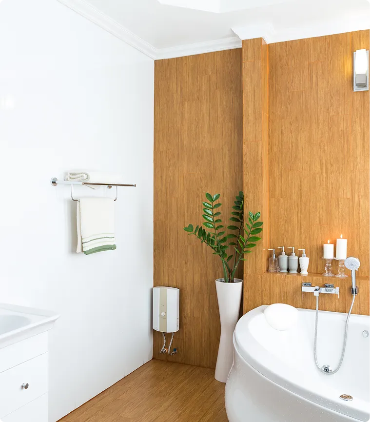 Before and after bathroom transformations by Rhode Island Bath & Shower showcasing dramatic improvements