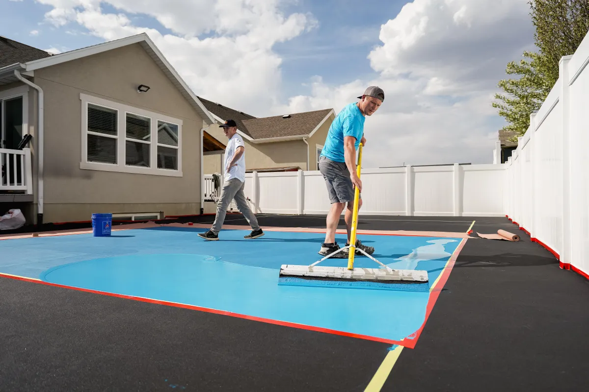 Ace Coatings Utah - Custom Pickleball Court Resurfacing Project