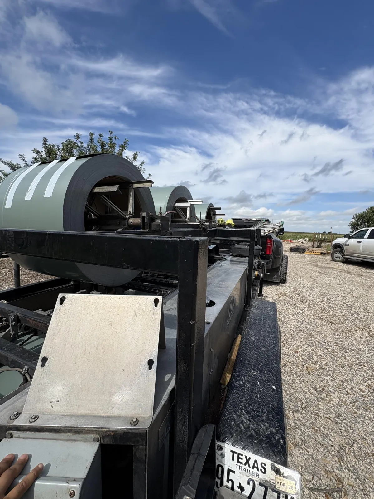 On-site roll forming machinery