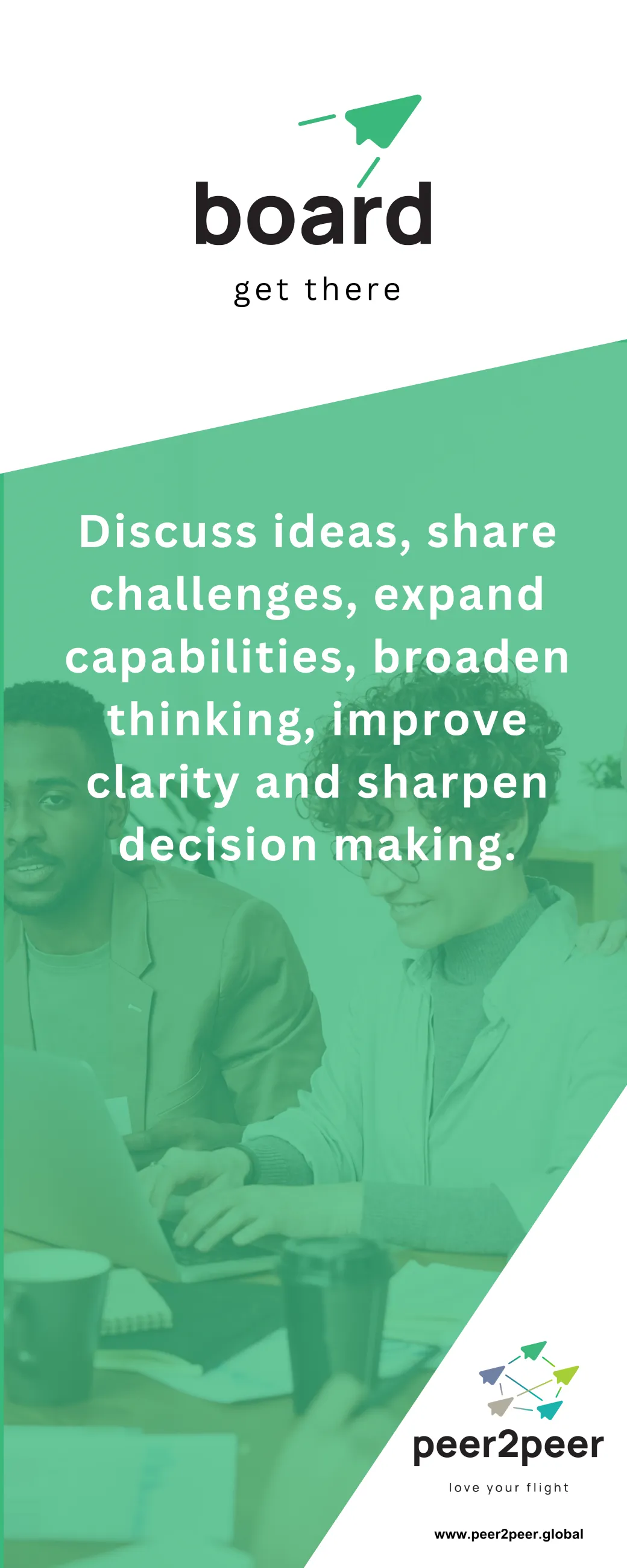 peer2peer board membership info banner