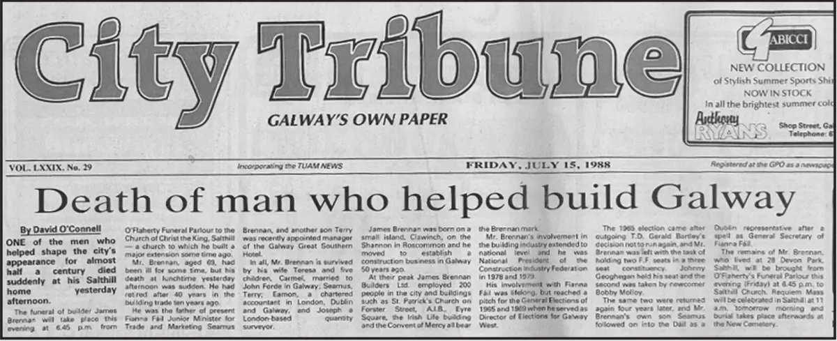 Page 9: City Tribune newspaper clipping