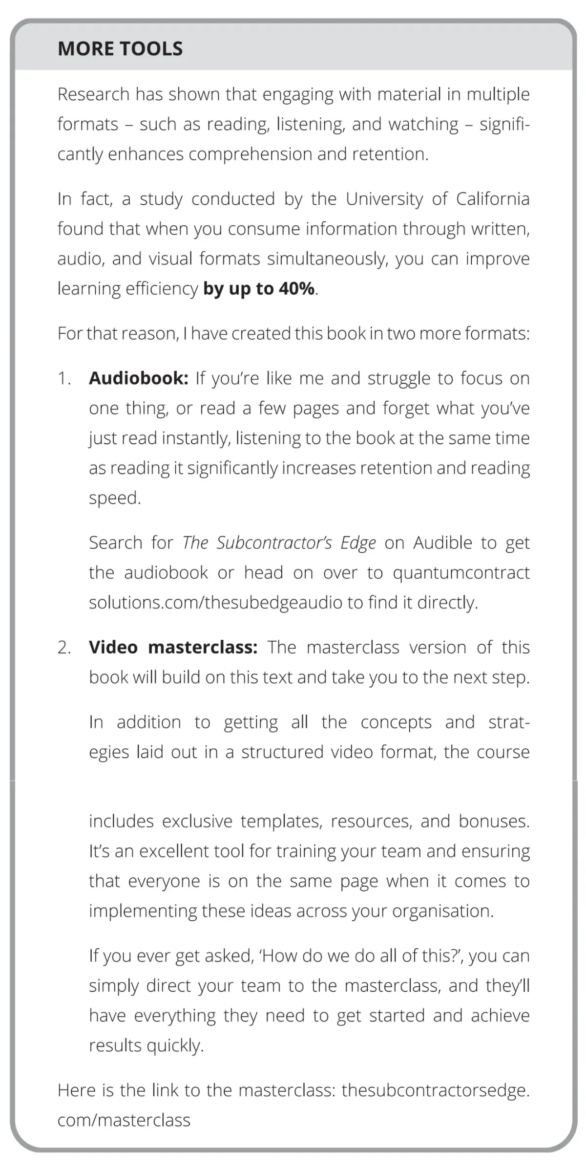 Page 18: "You're Already in the Top 20%" box