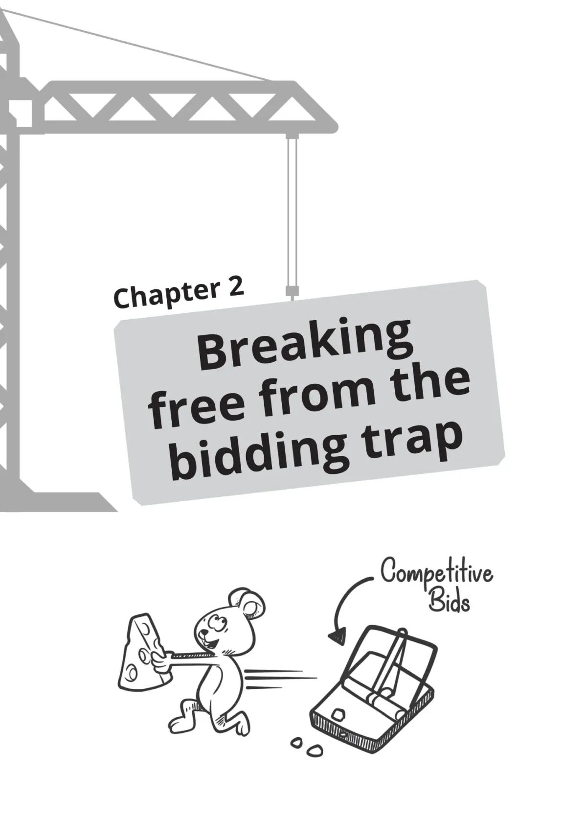 Page 43: "Competitive Bids" mouse and trap drawing