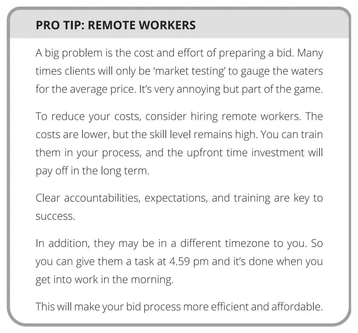 Page 73: Pro Tip: Remote Workers