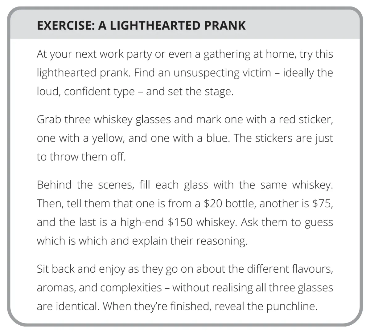 Page 66: Exercise: A Lighthearted Prank