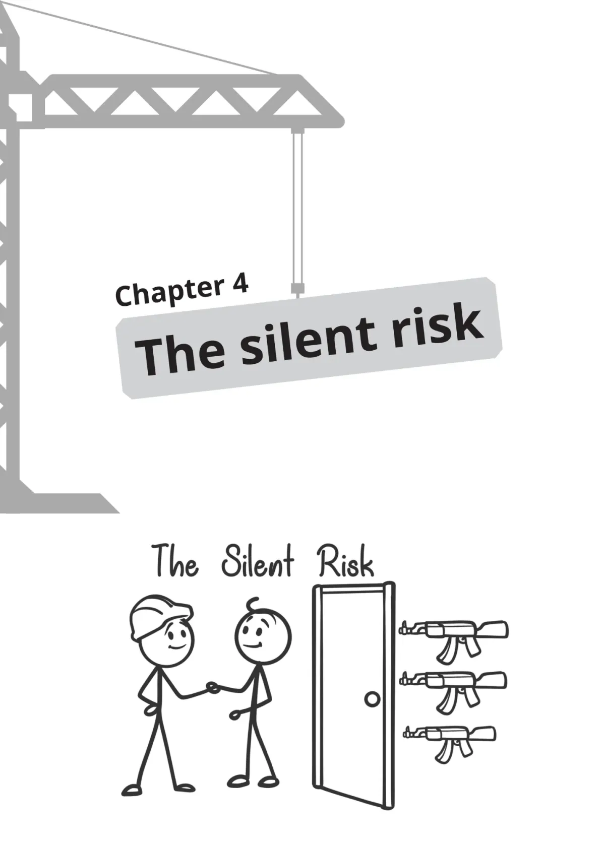 Page 75: "The Silent Risk" handshake with hidden guns