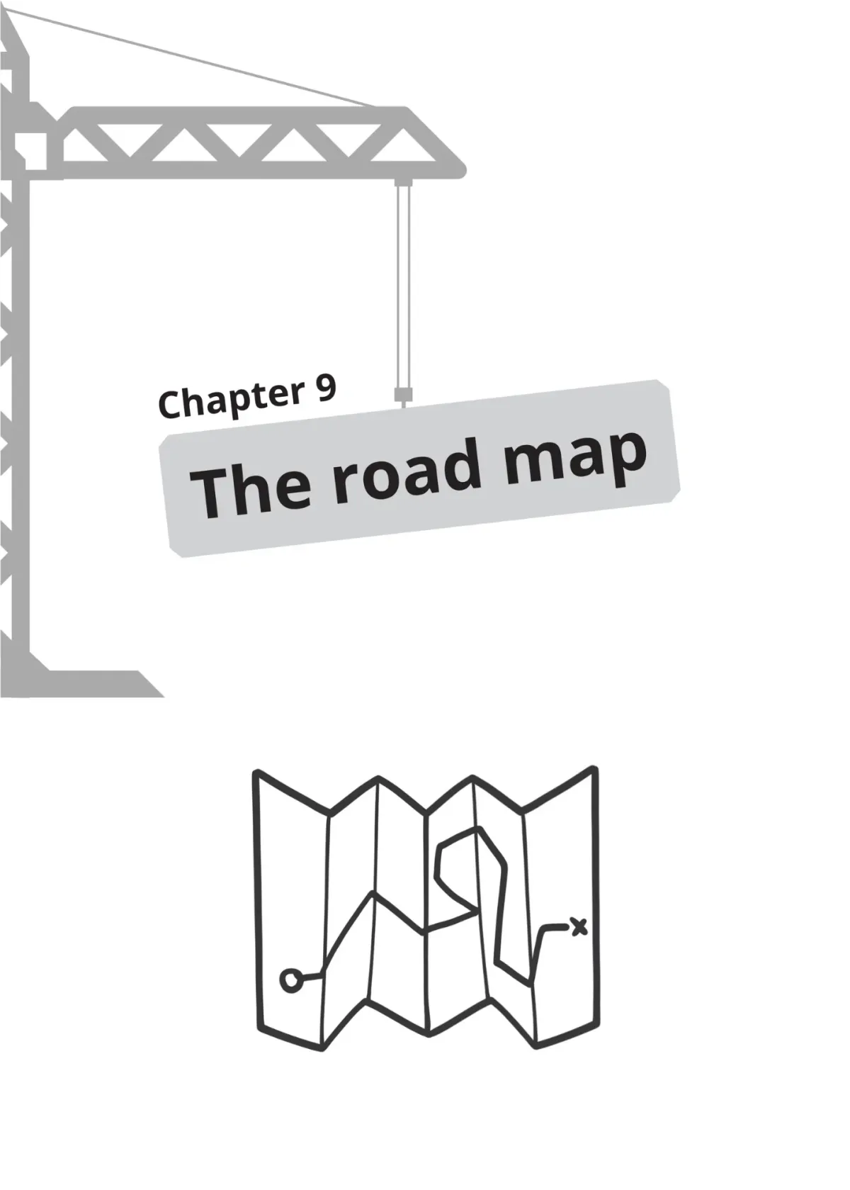 Page 159: Map with route drawing (Chapter 9)
