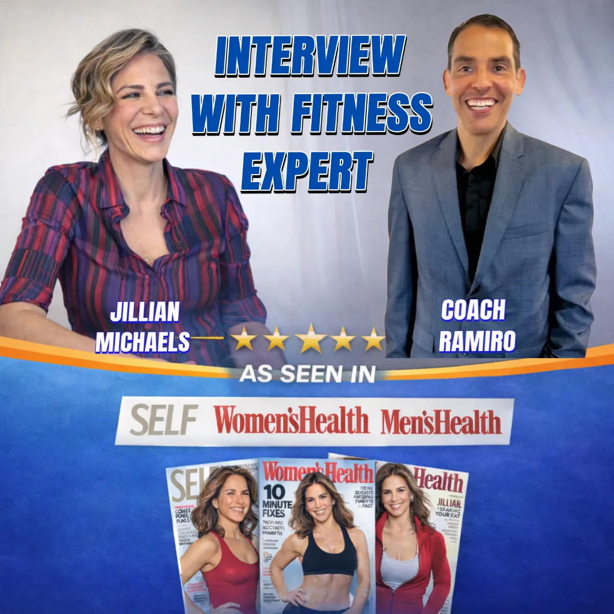 Coach Ramiro with Jillian Michaels (placeholder)