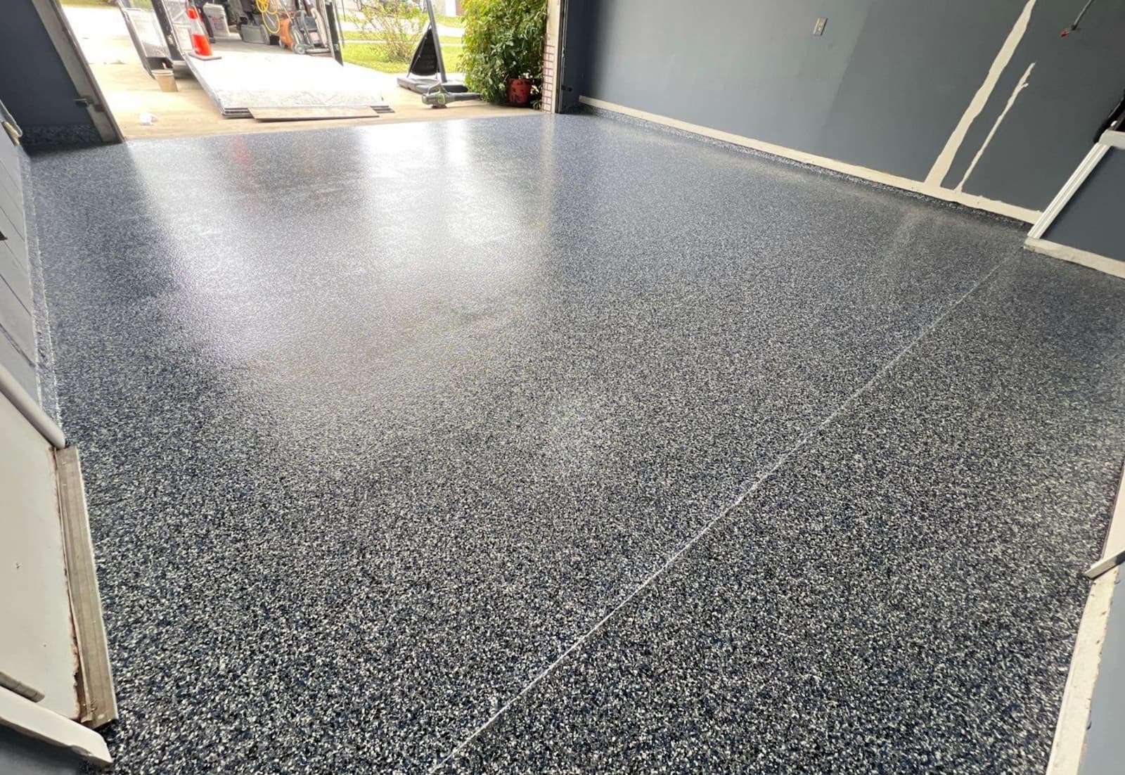 Professional garage epoxy flooring Toronto modern finish