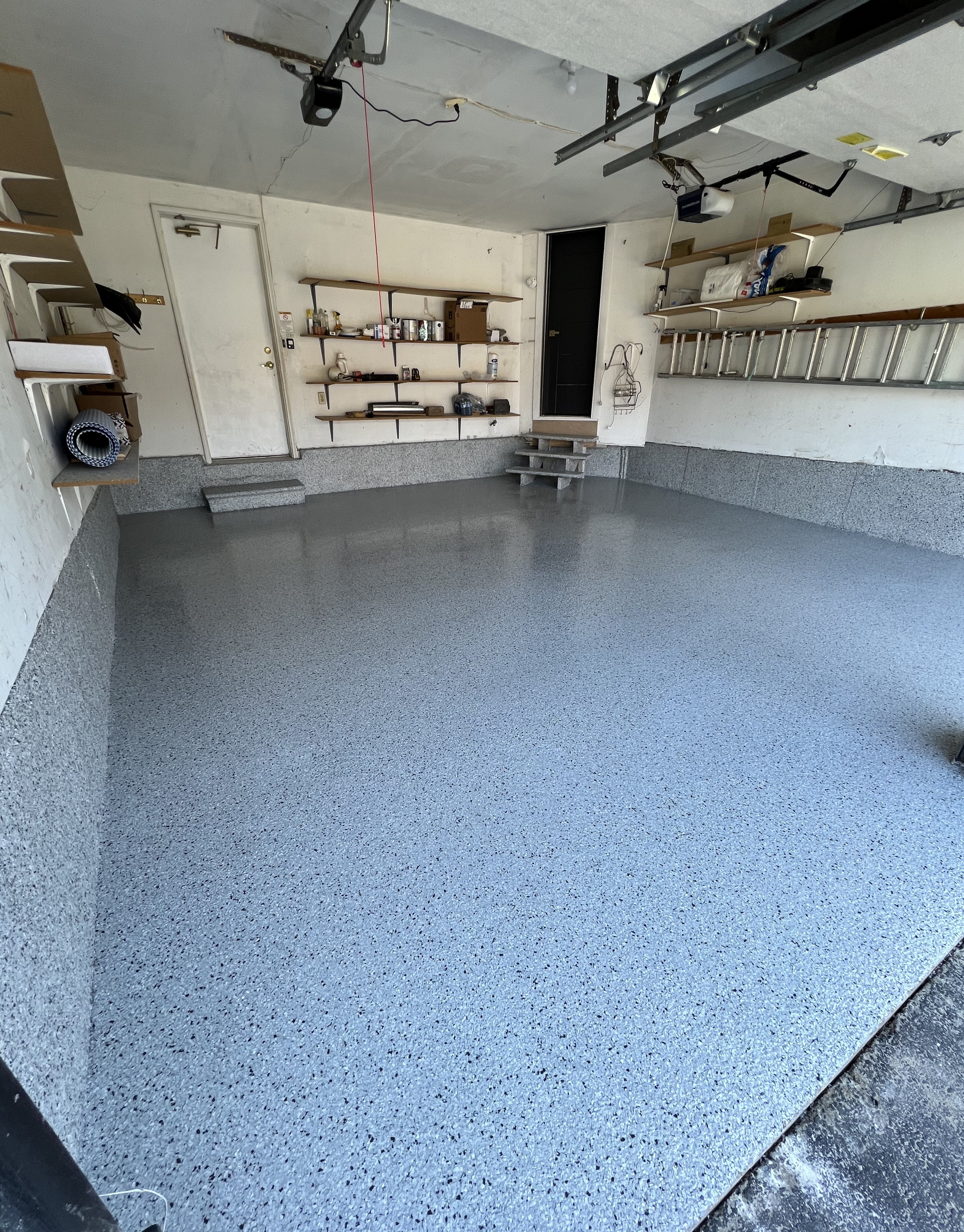 Precision Epoxy double car garage in Vaughan