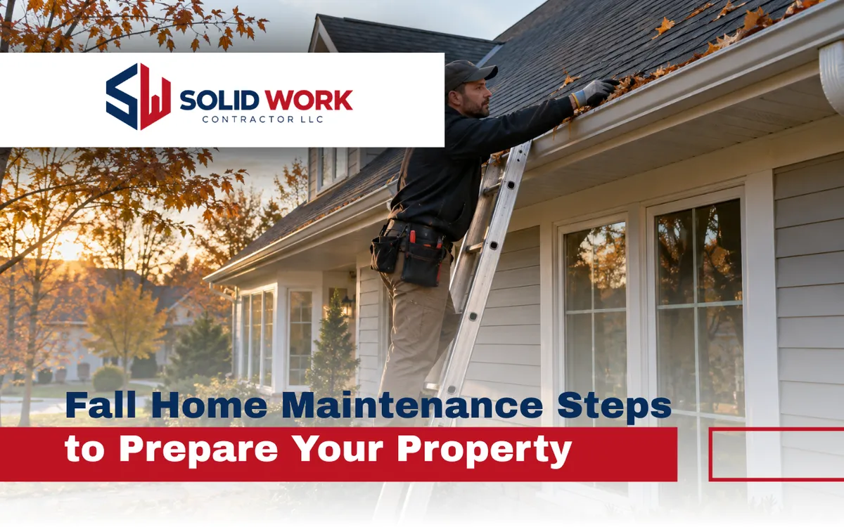 Fall home maintenance exterior inspection before colder weather