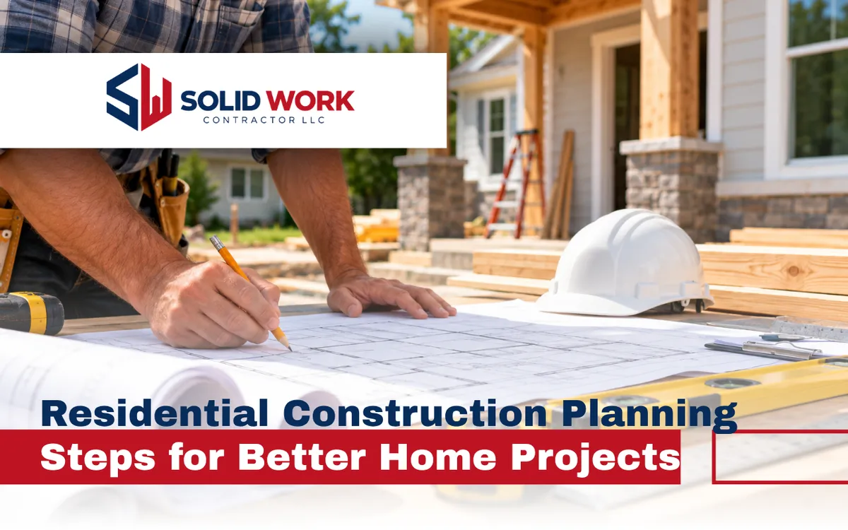 Residential Construction Planning Steps for Better Home Projects