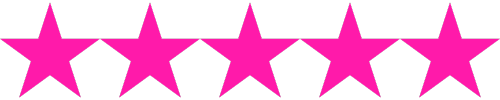 5 pink stars