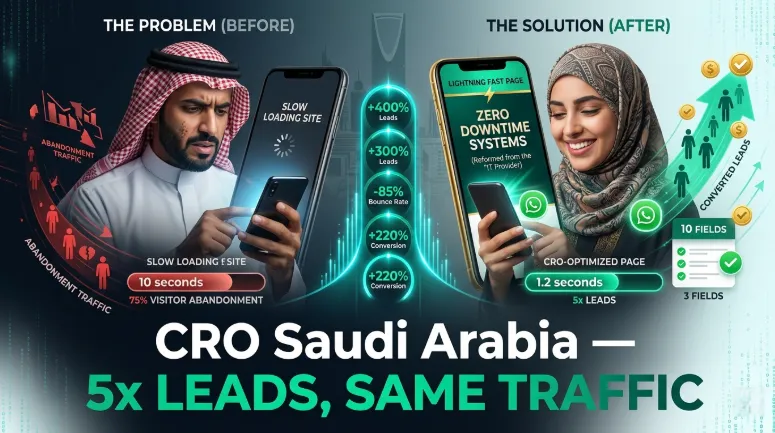 Conversion Rate Optimisation for Saudi Business Websites: Turn More Visitors into Leads