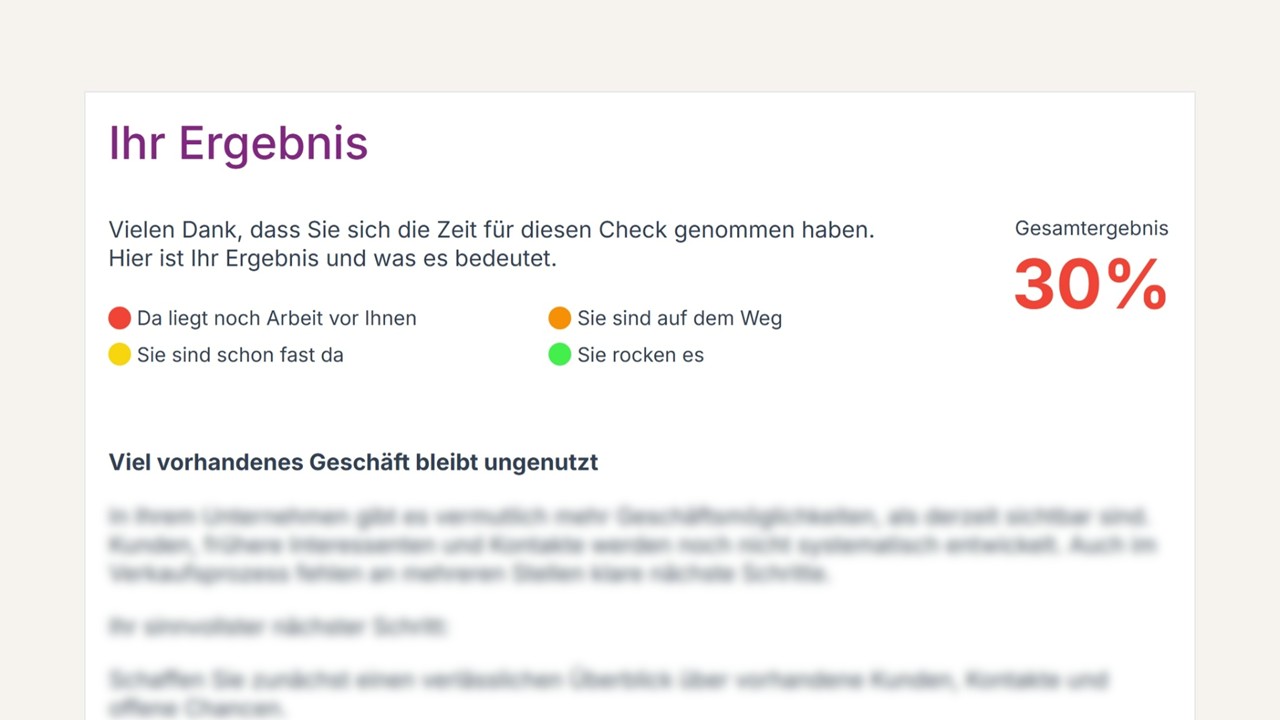 Quizz Ergebnis