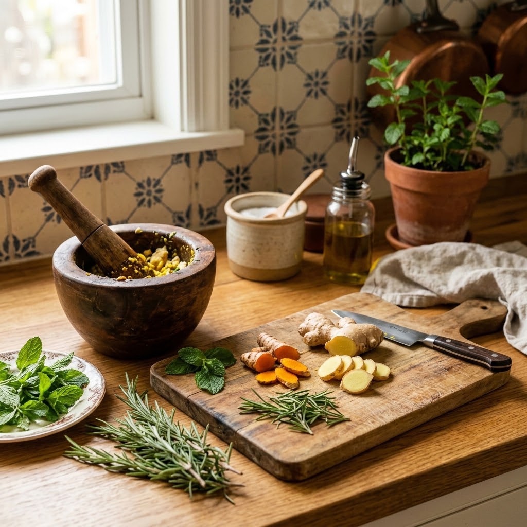 Food as Medicine: 7 Everyday Kitchen Herbs That Support Health