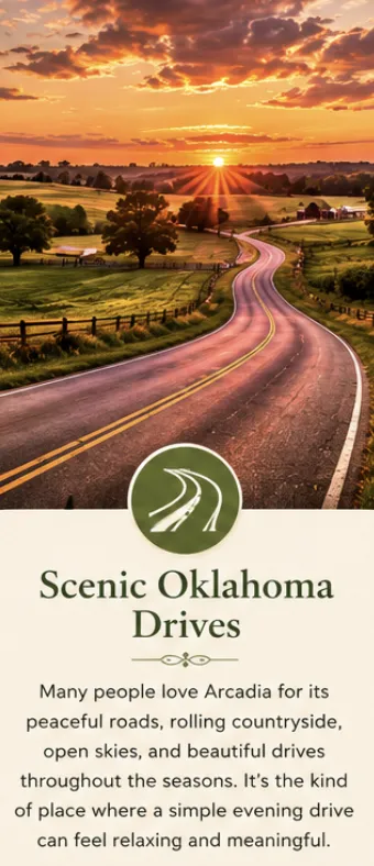 Scenic Oklahoma Drives Susan at Lime