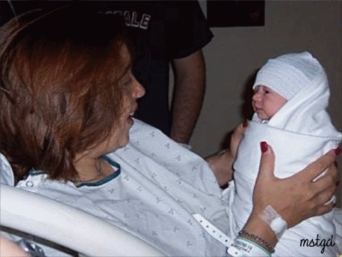 Susan Honaker with Baby