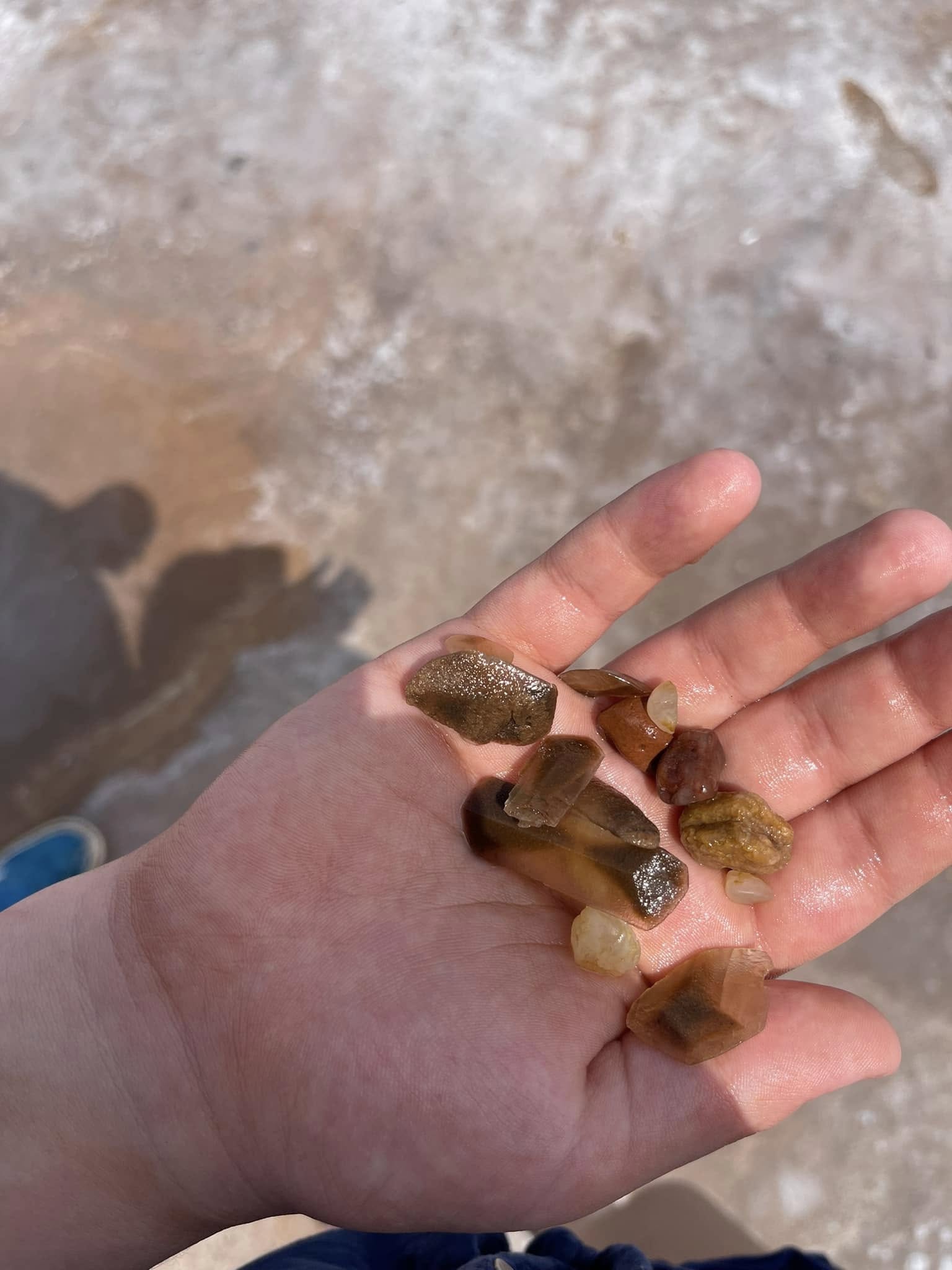 The crystals we found