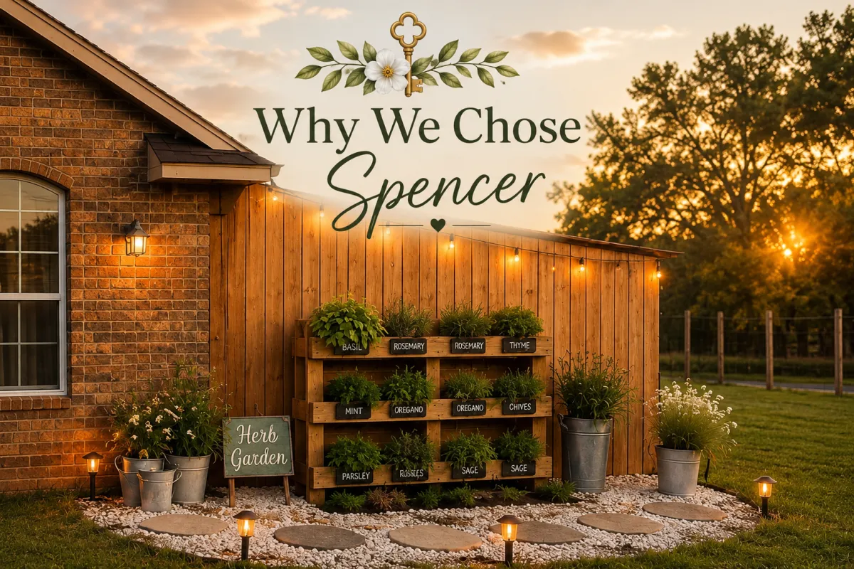 Why We Chose Spencer, Oklahoma