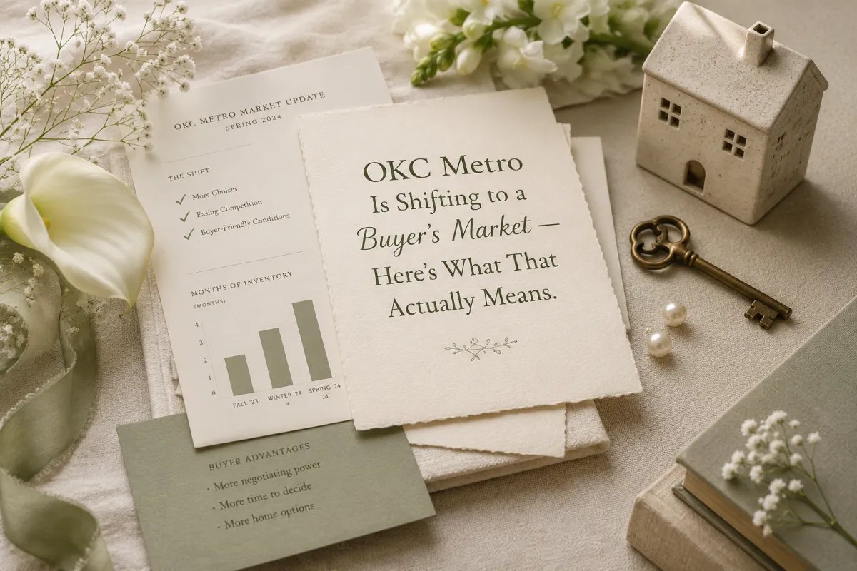 OKC Metro Is Shifting to a Buyer's Market — Here's What That Actually Means
