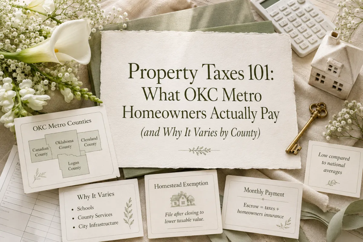 Property Taxes 101: What OKC Metro Homeowners Actually Pay