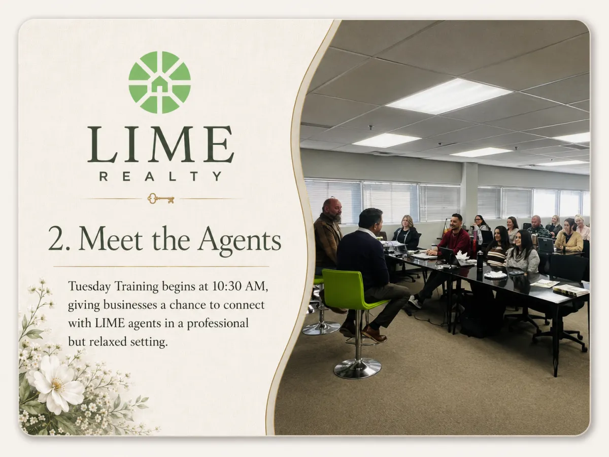 Lime Realty Tuesday Meeting | Susan at Lime | Susan Honaker