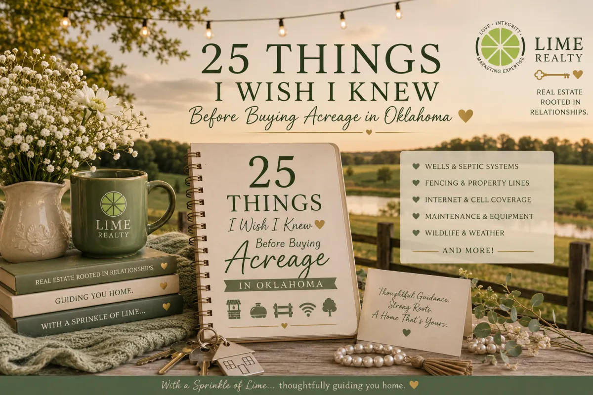 25 Things I Wish I Knew Before Buying Acreage in Oklahoma