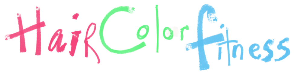 Text Logo says HairColorFitness