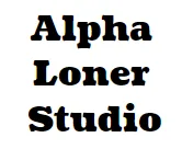 Alpha Loner text logo