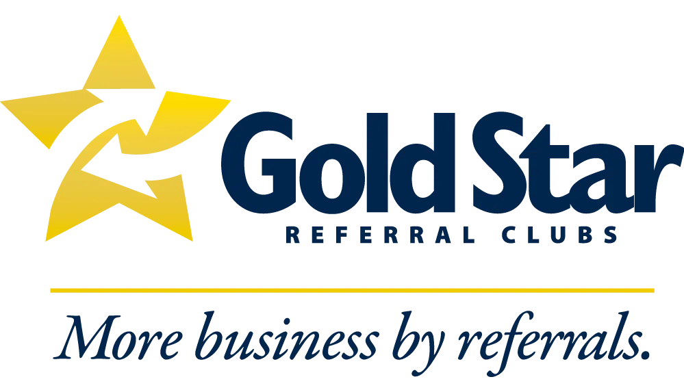 Gold Star text logo