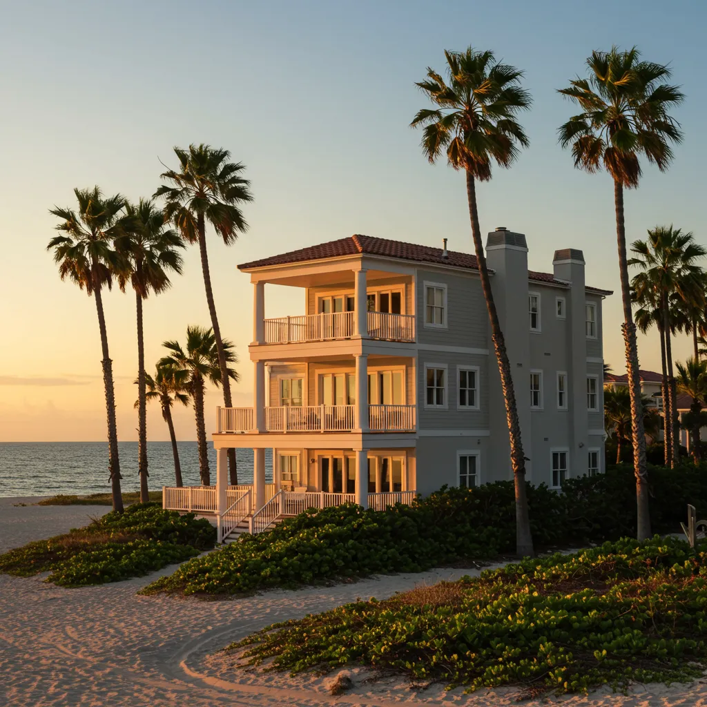 Luxury home in Southwest Florida protected by Home Safe Property Watch services.