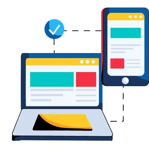 Εικονίδιο που απεικονίζει το mobile-responsiveness  μιας ιστοσελίδας
