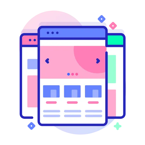 Εικονίδιο που απεικονίζει στοχευμένα landing pages και funnels που μετατρέπουν
