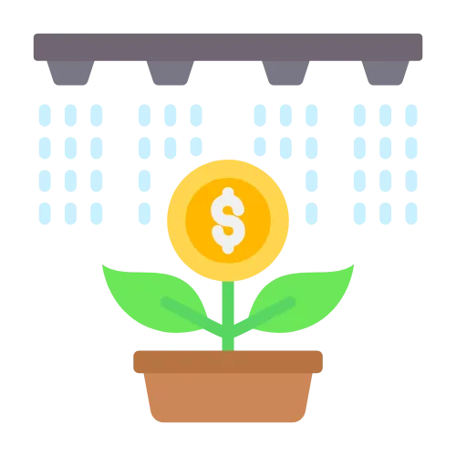 Εικονίδιο που δείχνει το lead nurturing, μέχρι να γίνει το lead πελάτης