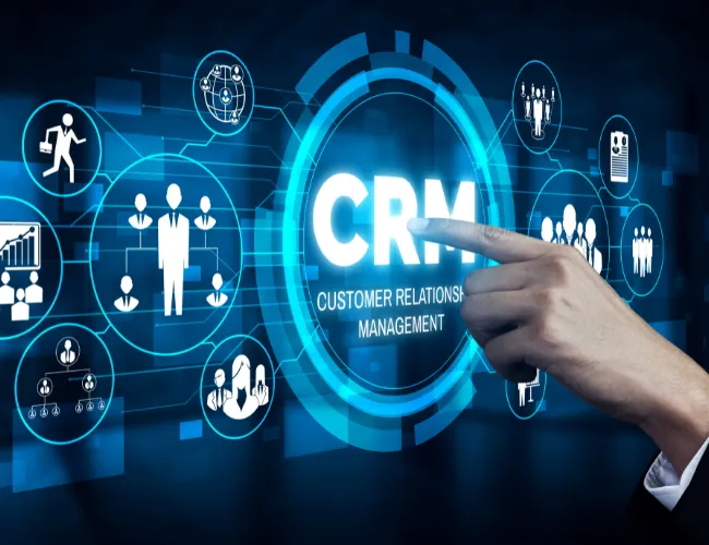 Φωτοραφία που δείχνει ένα σχέδιο του CRM