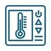 Thermostat display icon