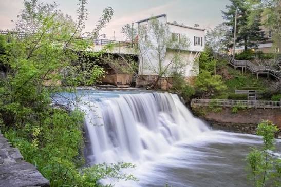 Downtown Chagrin Falls, Ohio, near Solon Vein Clinic