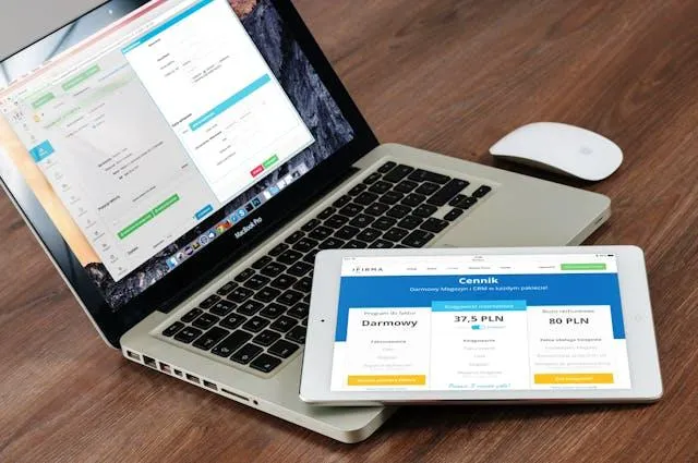 Computer with website using lead generation and capture