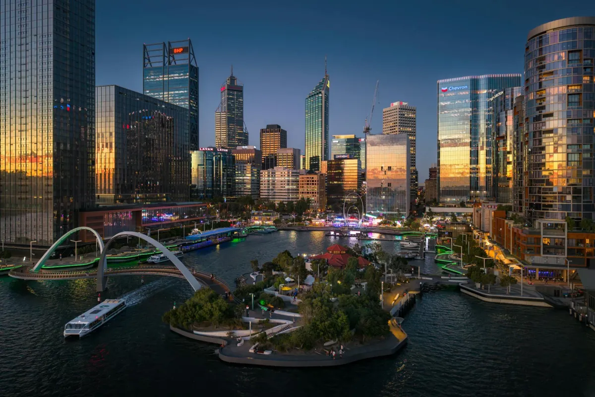 Stunning Perth, one of the cities Aus Biz Ai provides businesses with AI automation services