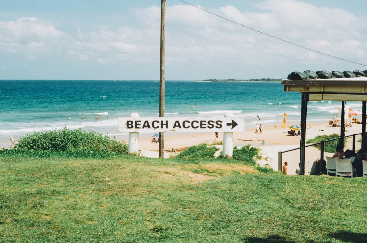 Beach access near Wollongong, one of the cities that can benefit from AI automation services