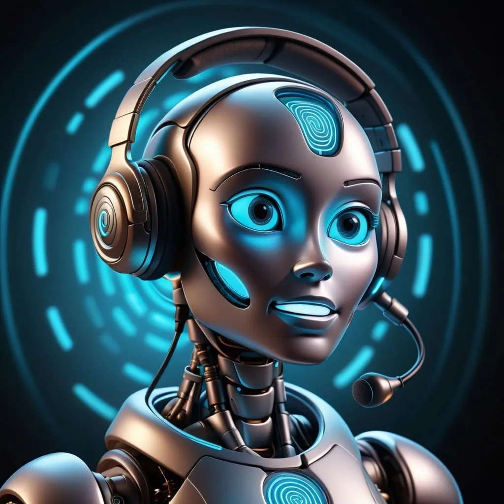 Customer service chatbot using AI-generated voice to answer queries instantly