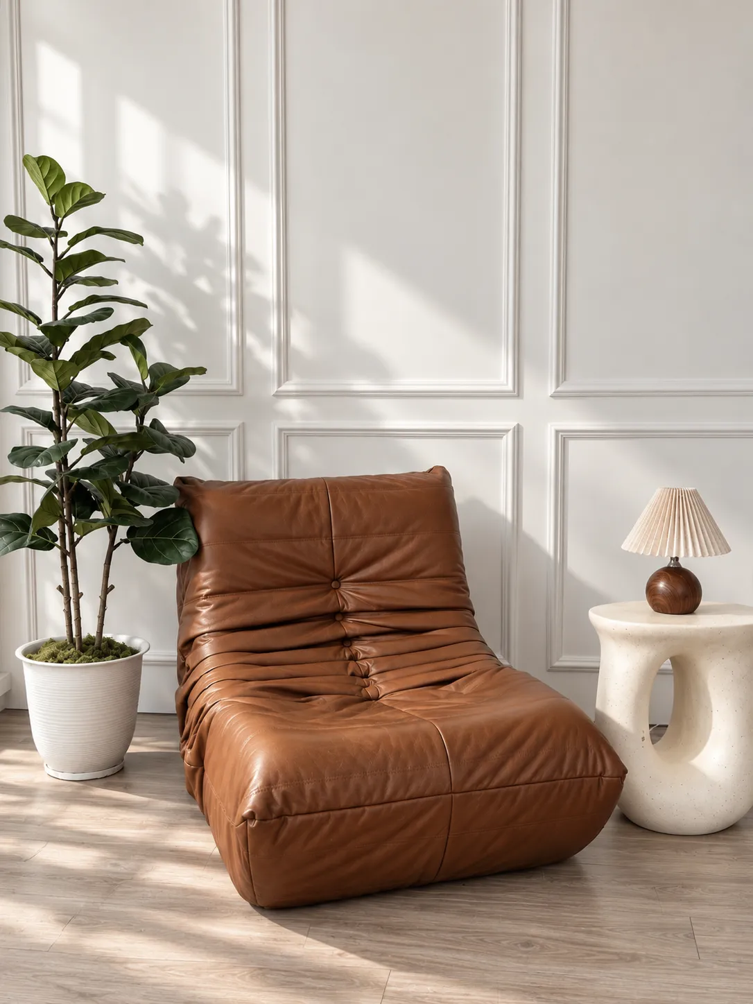 photo of brown lazy chair