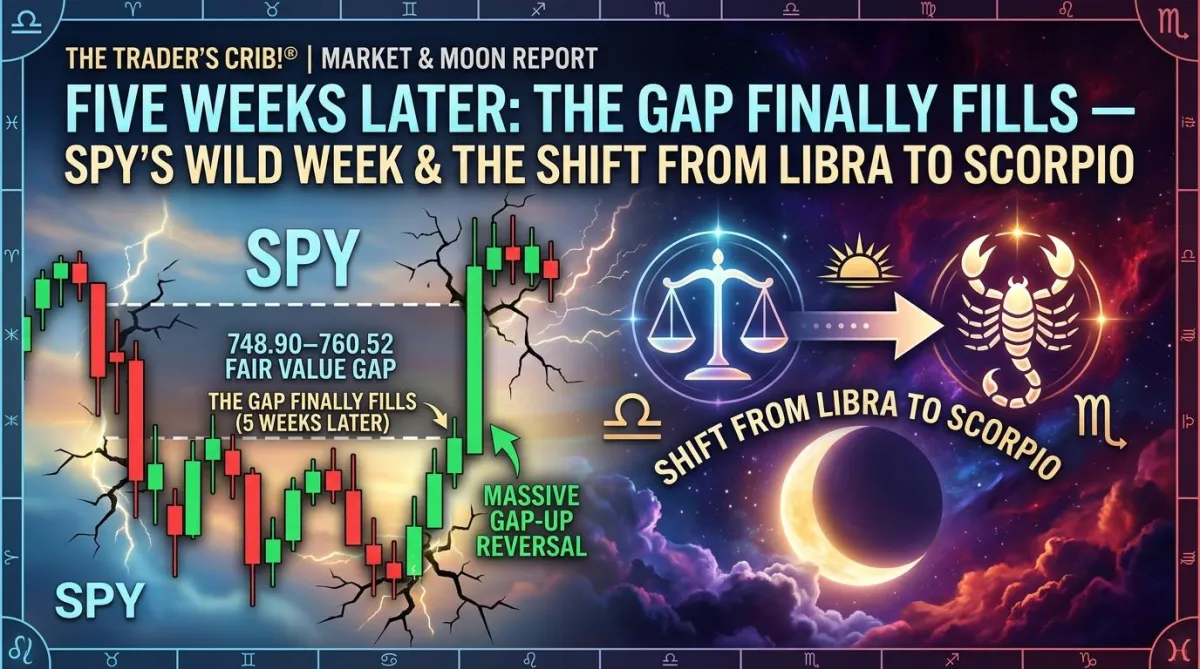 SPY Weekly Recap Sept 7–11, 2026 | Fair Value Gap Finally Fills + Vedic Moon Guide for Sept 14–18